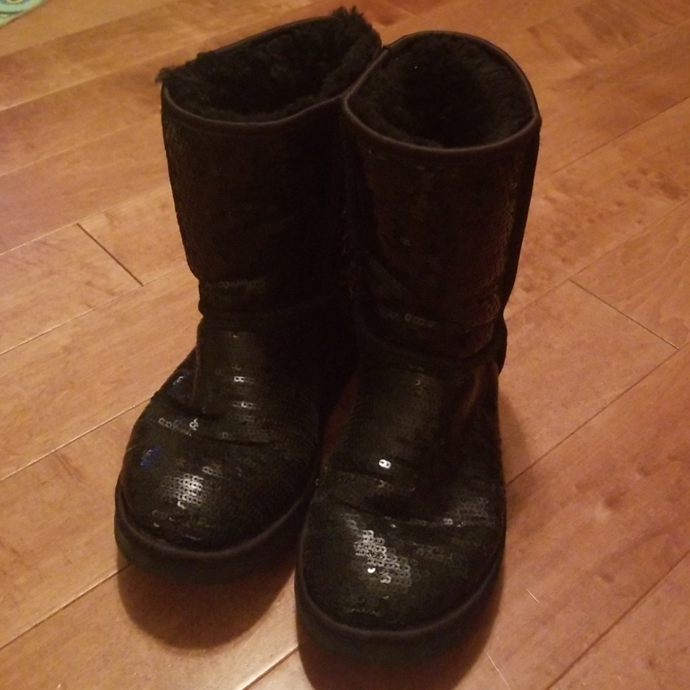 UGG Black Sparkly boots